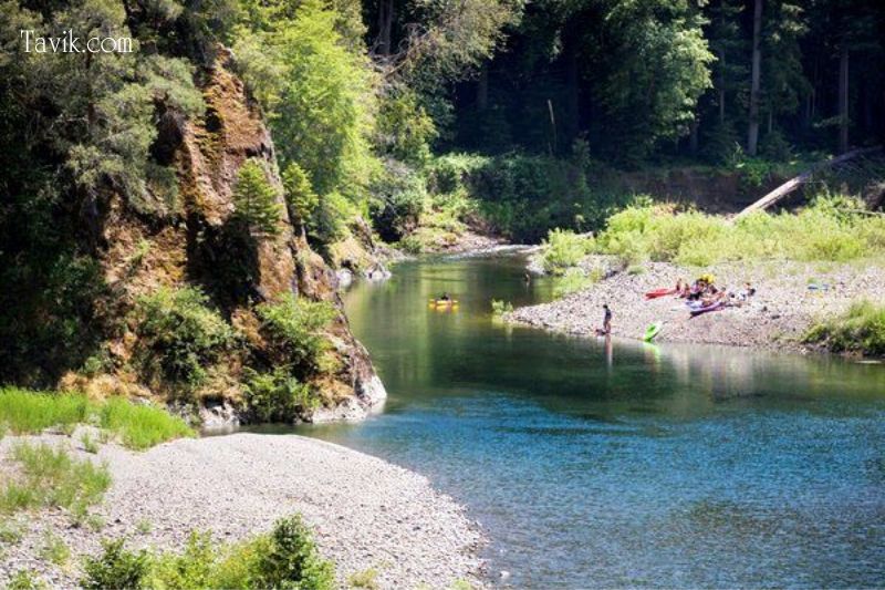 River In Northern California For Swimming